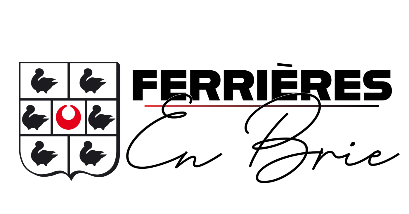 Logo stylisé récent de Ferrières-en-Brie conçu par le service communication avec deux polices différentes