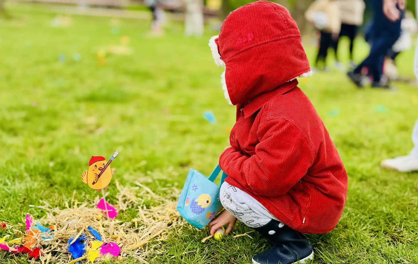 Chasse aux œufs pour les enfants de 0 à 10 ans à la Taffarette