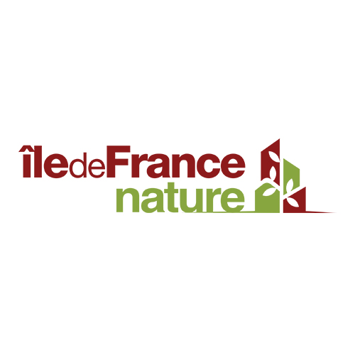 Logo de l’association Île‑de‑France Nature, composé de formes stylisées évoquant la nature et la région francilienne